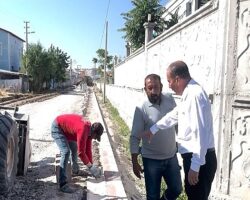 Başkan Mehmet Aydın Mahallelerde Devam Eden Çalışmaları Yerinde İnceledi