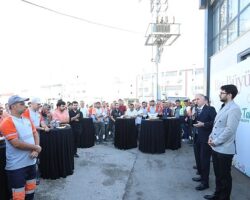 Başkan Taban Temizlik İşleri Müdürlüğü Personeliyle Buluştu