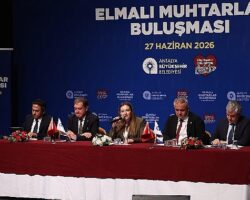 Başkan Vekili Büşra Özdemir Elmalı’da muhtarlarla buluştu