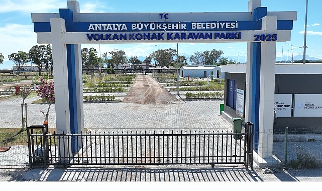 Büyükşehir Belediyesi’nden Lara’ya yeni karavan parkı