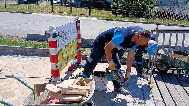 Büyükşehir, Değirmendere sahilinde de çalışıyor