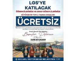 Büyükşehir ile LGS’de ulaşım engeli yok