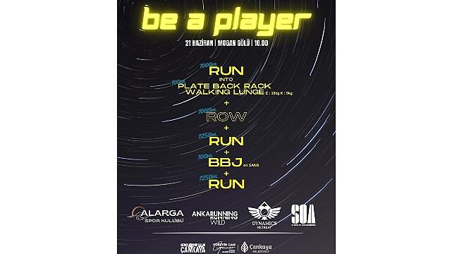 Çankaya’da “Be a Player Ankara” Spor Buluşması
