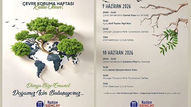 Didim Belediyesi’nden Çevre Koruma Haftası Etkinlikleri