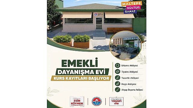 Emekli Dayanışma Evi’nde Ücretsiz Kurslar Dönemi Başlıyor