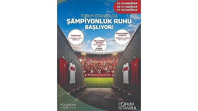Forum İstanbul’da Dünya Kupası temalı etkinlik günleri başlıyor