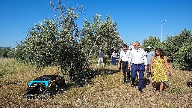 Gaziemir’de yabani otlarla mücadelede teknoloji desteği