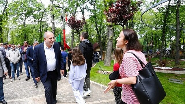 Karneyi Aldılar, Canik Macera Parkı’na Koştular