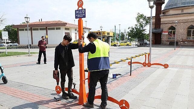 Konya Büyükşehir, Avrupa Bisiklet Başkenti Konya’da E-Skuter Park Noktalarını Hizmete Sundu