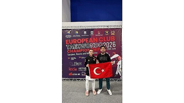 Konya Büyükşehir Belediyesporlu Emine Rana Adıgüzel Avrupa Üçüncüsü Oldu