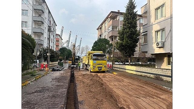 Körfez Mimar Sinan Mahallesi’nde Altyapı Çalışmalarında Sona Yaklaşıldı