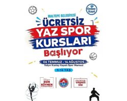 Maltepeli çocuklara spor dolu yaz tatili