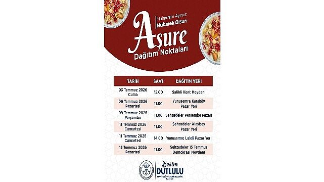 Manisa Büyükşehir’den 18 Bin 500 Kişilik Aşure İkramı