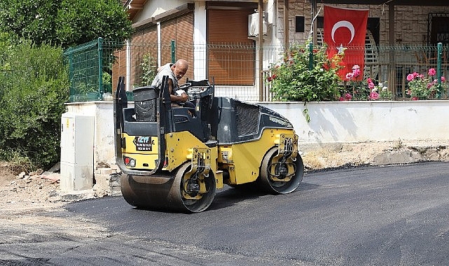 Maydonoz Koyu’nda Asfalt Çalışması