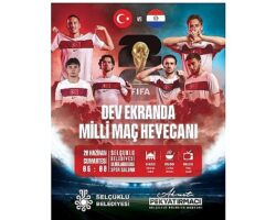 Milli Maç Heyecanı Bir Kez Daha Selçuklu’da Dev Ekranda Yaşanacak