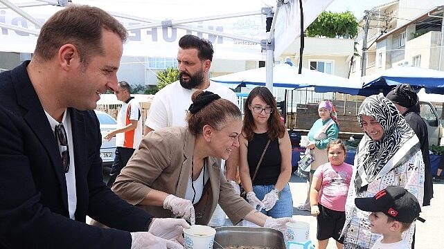 Nilüfer’de aşure dağıtımları Minareliçavuş ile başladı