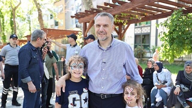 Sabri Akpınar Parkı yeni yüzüyle göz kamaştırıyor