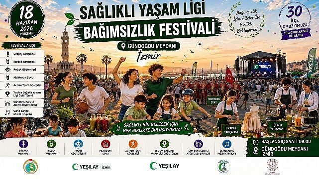 Sağlıklı Yaşam Ligi Projesi “İzmir Yeşilay Bağımsızlık Festivali” ile Taçlanıyor