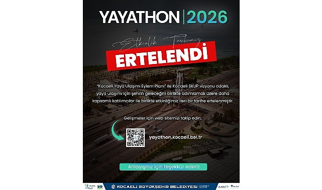 Yayathon ileri bir tarihe ertelendi
