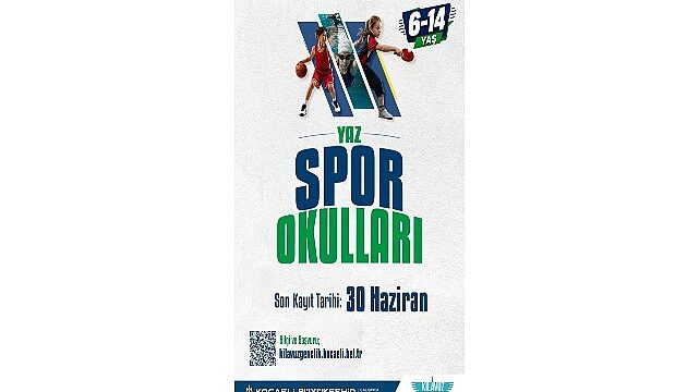 Yaz Spor Okulları ve Herkes İçin Spor programları başlıyor