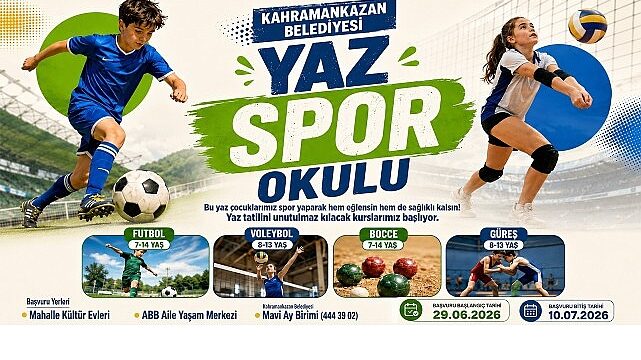 Yaz Spor Okulu Kayıtları Başladı