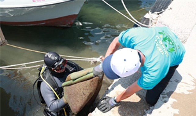 Yeni Foça’da denizden çıkanlar şaşırttı