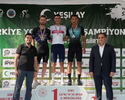 Yeşilay Türkiye Yol Bisikleti Şampiyonası sona erdi Türkiye Şampiyonları Siirt’te belli oldu