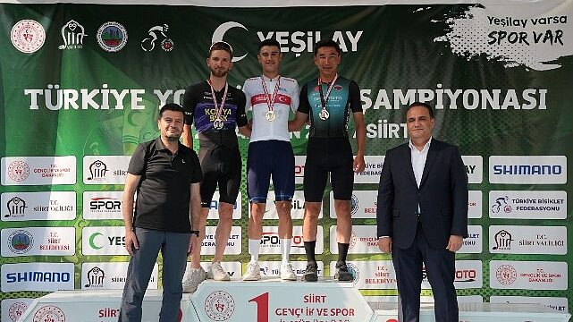 Yeşilay Türkiye Yol Bisikleti Şampiyonası sona erdi Türkiye Şampiyonları Siirt’te belli oldu