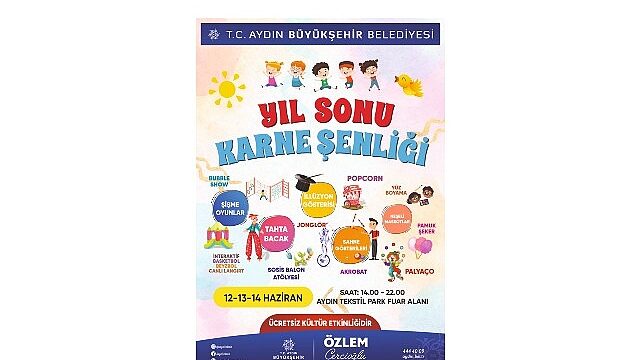 Yıl Sonu Karne Şenliği Başlıyor