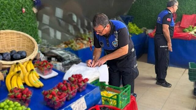 Zabıta Ekiplerinden Manavlara Denetim