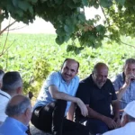 Başkan Altay Altınekin’de Hasat Yaptı