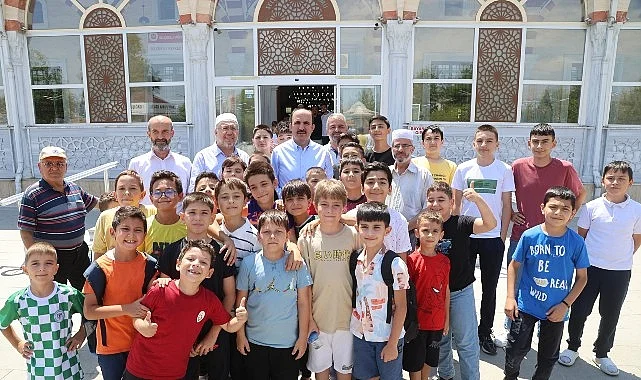 Başkan Altay Yaz Kur’an Kursu Öğrencileriyle Bir Araya Geldi