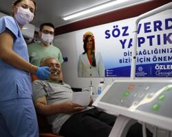 Başkan Çerçioğlu Mobil Ağız ve Diş Sağlığı Hizmetlerini Kentin Dört Bir Yanında Vatandaşlarla Buluşturmayı Sürdürüyor