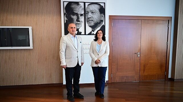 Başkan Çerçioğlu’na İncirliova Belediye Başkanı Aytekin Kaya’dan Ziyaret