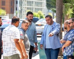 Başkan Erman Uzun’dan Asfalt Serim Çalışmalarına Yerinde İnceleme