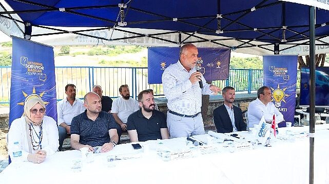 Başkan Sandıkçı Toptepe’de: Vatandaşların Taleplerini Dinledi 