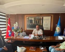 Başkan Topaloğlu’ndan Özdemir’e hayırlı olsun ziyareti