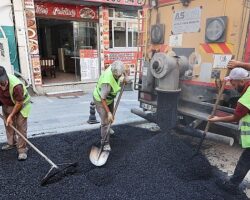 Başkan Vekili Akın, Bağlar Caddesi’ndeki yenileme çalışmalarını yerinde inceledi