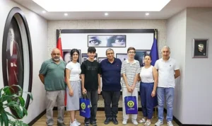 Başkan Vekili Benzer LGS şampiyonlarını ağırladı