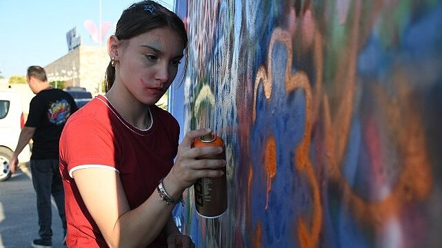 Binlerce genç Gençlik ve Graffiti Festivali’nde buluştu