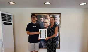 Efes Selçuk’un Gururu Emirhan Kaptan’a TEMA Vakfı Bağışıyla Tebrik