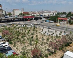 Eski Benzinlik yeşile dönüştü