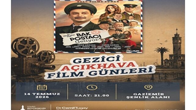 Gezici Açıkhava Film Günleri İzmir’i dolaşıyor