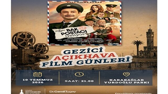 Gezici Açıkhava Film Günleri Karabağlar’da başlıyor