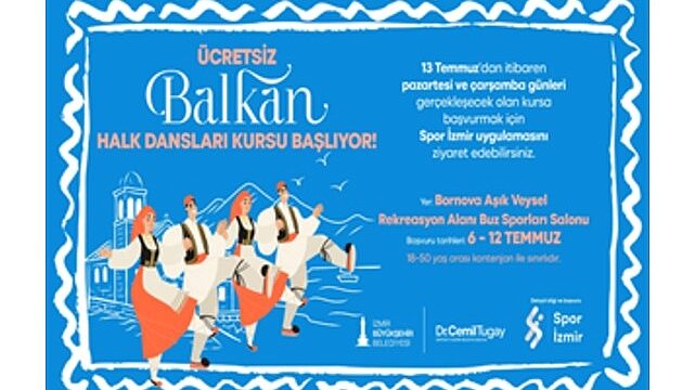 İzmir’de Balkan Halk Dansları kursu başlıyor