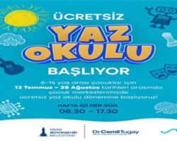 İzmirli çocuklar için renkli yaz tatili