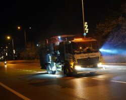 İzmit’te 9 bin metrekarelik yol çizgisi tamam