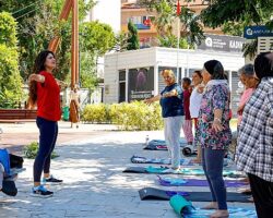 Kadın Danışma Merkezi’nde sabah sporu