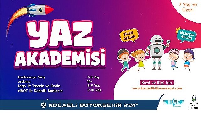 Kocaeli Bilim Merkezi’nde bilim dolu bir yaz