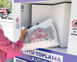 Konaklıların eski giysileri çöpe değil geri dönüşüme gidiyor